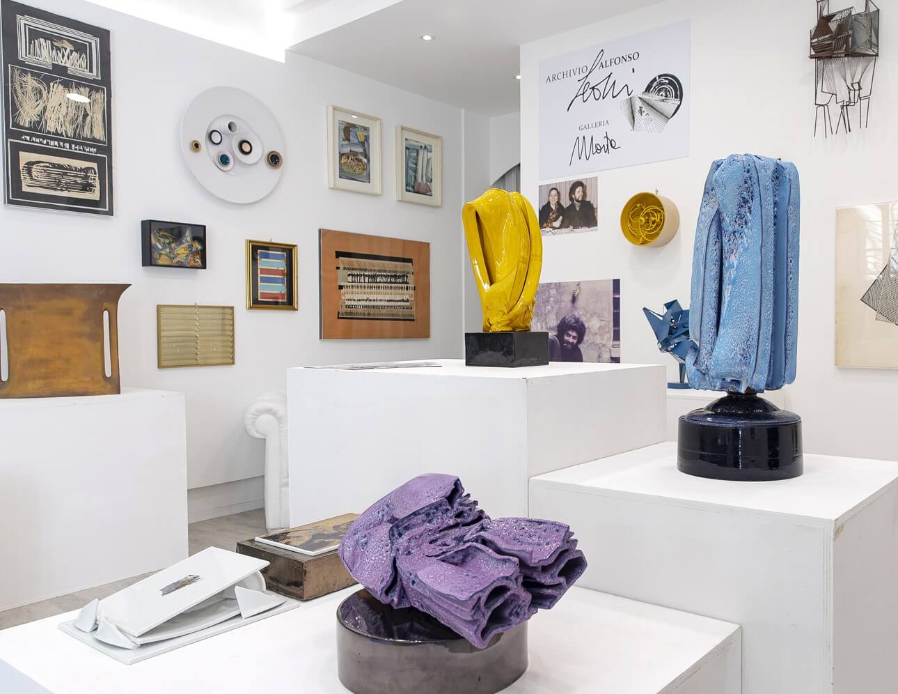 Interno della Galleria Marta a Faenza